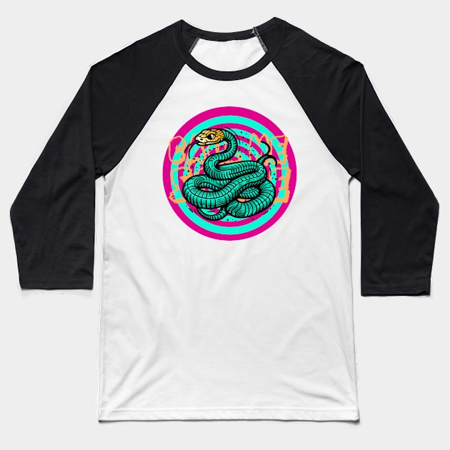 Call Me Snake Baseball T-Shirt by Red Sky Merchandise